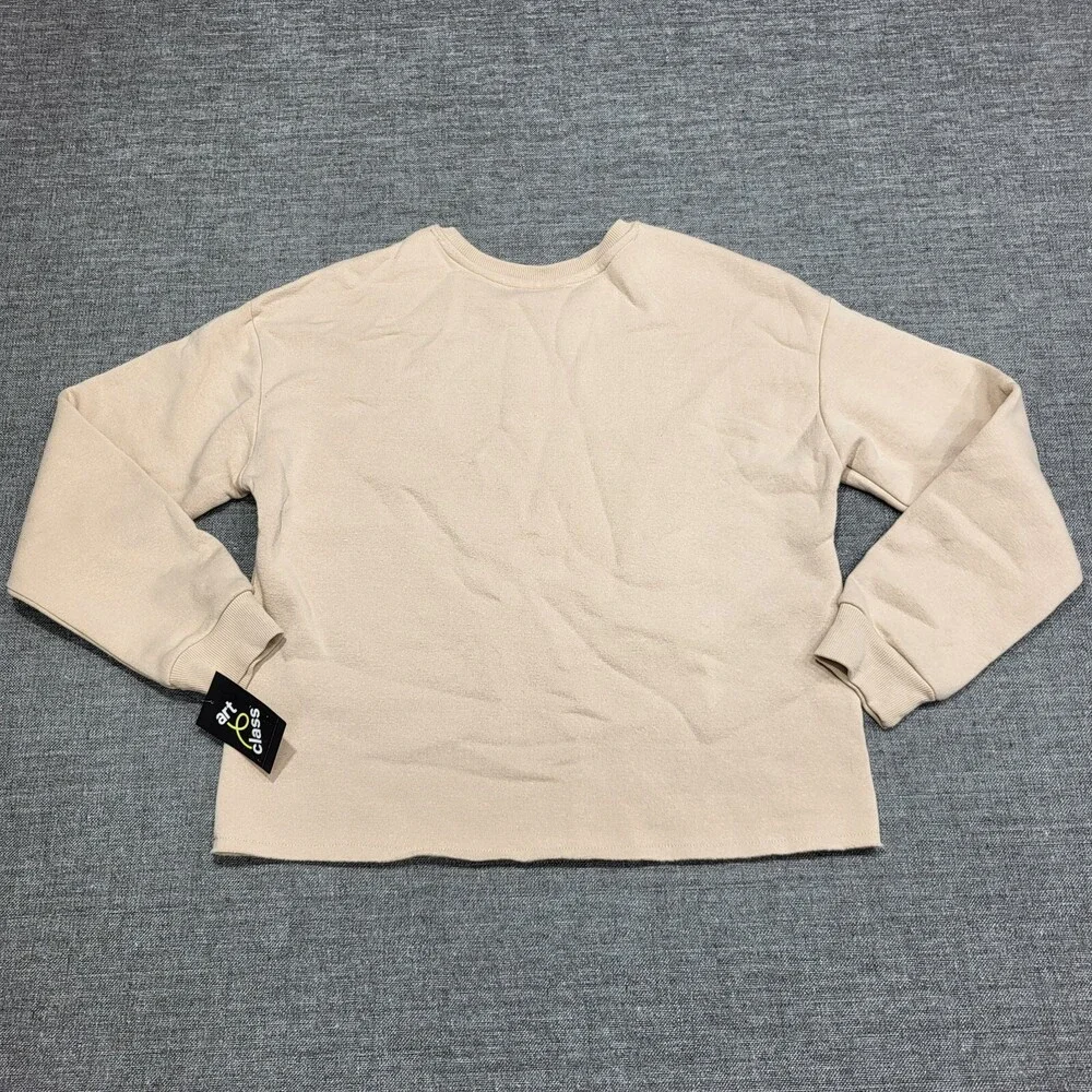 Art Class Girls Pink Floyd Fleece Sweatshirt XX-Large Size 16/18 Beige Pullover